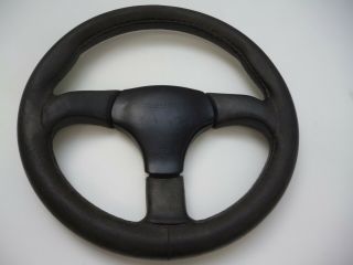 Rare Leather Atiwe 32 Steering Wheel Size 36cm 3spoke Indianapolis Formel