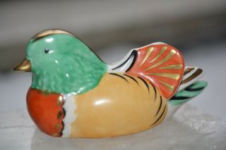 Vintage Goebel Mallard Duck Colorful Figurine Rare