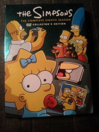 The Simpsons - Season 8 (dvd,  2009,  4 - Disc Set) Eighth Season Rare Oop