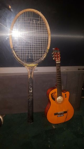 Vintage Rare Tennis Raquet 1970s 52in Donnay Bjorn Borg tournament racket 2