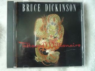 N - Cd /rare/bruce Dickinson/tattooed Millionaire/3 Tracks/prom/1990 Cbs