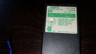 Rare Sony AC - S164 Dual Output 6V 400mA AC Adapter 8