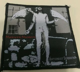 Marilyn Manson Patch 1996 Antichrist Superstar Rare Zombie