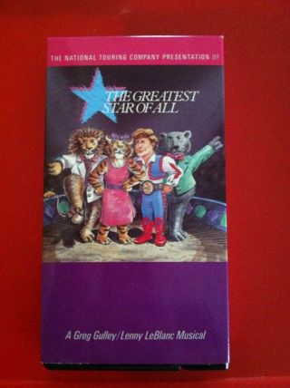 The Greatest Star Of All Vhs Rare Live Musical 1988 Life Ministries Cary Nc