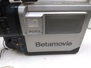 RARE Sony Betamovie BMC - 110 CAMCORDER REPAIR BETAMAX 5