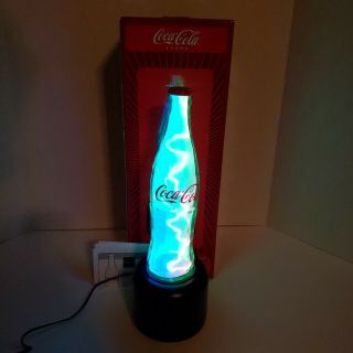 Rare Coca - Cola Electroplasma Lamp Coke Vintage Nib Lava Like But Cooler