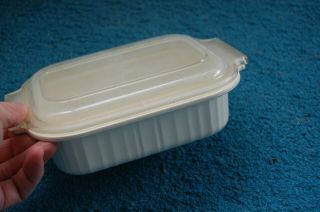 Rare Vintage Rubbermaid Microwave Cookware 1 Qt.  5 1/2 X 7 Inches With Lid