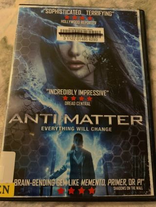 Anti Matter Rare Dvd Yaiza Figueroa Keir Burrows Worm Hole Time Travel Sci - Fi