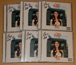 Lana Del Rey Lust For Life Uk Ltd Signed Autographed Cd Rare
