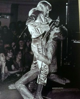 David Bowie - Classic Black & White Picture / Poster - Mick Rock - Rare