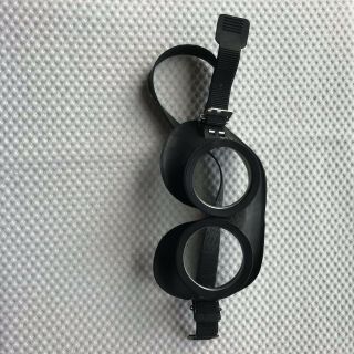 German WW2 Nazi Goggles Black Glasses Rare Vintage Eye Protection 5