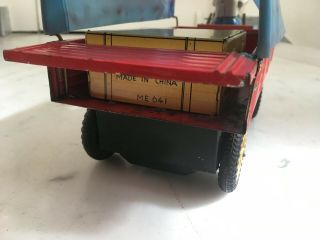 RARE 60s RED CHINA SHANGHAI ME 641 TIN BATTOP COUNTRY HORSE CART 1st EDITION VGC 5