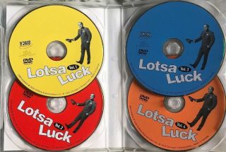 Lotsa Luck (DVD,  2005,  4 - Disc Set) Like RARE 3