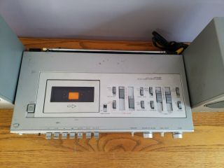 Rare Vintage Sony CFS - 100 AM FM Radio Stereo Cassette - Corder Recorder READ ALL 2