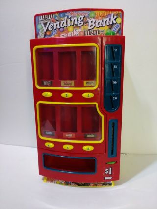 Mars Candy Vending Machine Bank Collectable Rare M&m Skittle Twix Snicker Mashup