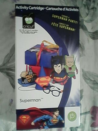 Cricut Cartridge Superman Complete Boxed Set Rare Htf Superheroes Linked