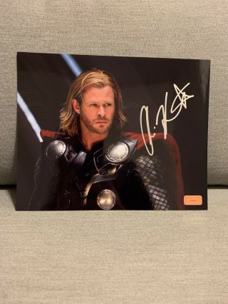 Chris Hemsworth Signed Autographed 8x10 Thor Celebrity Authentics Proof Rare