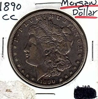 Carson City 1890 Cc Morgan Silver Dollar $1 Rare