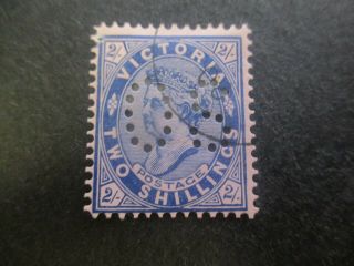 Victoria Stamps: 1903 - 1908 Perf Os Cto - Rare (d51)