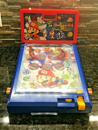 Mario 64 Pinball Machine Video Game Toy 2003 Nintendo Rare Vintage