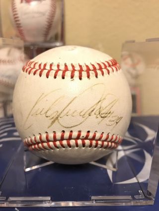 Rare Kirby Puckett Autographed Baseball Signed Minnesota Twins Auto Ol Ball