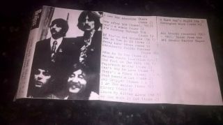The Beatles - Ultra rare trax vol 1 & 2 studio outtakes 1962 - 67 cassette 3