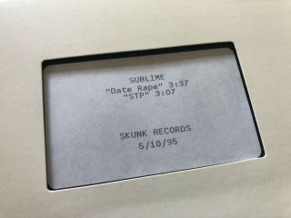 SUBLIME ULTRA RARE DATE RAPE STP SKUNK RECORDS VIDEO PROMO BRAD NOWELL 4
