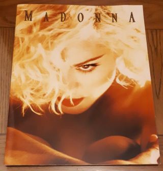 Madonna Blond Ambition 1990 Tour Programme Book Very Rare Large Format