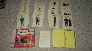 Rare ABC TV Series 1964 Milton Bradley The Addams Family Card Game - Complete 3