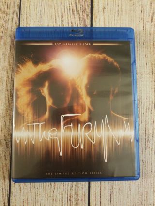 The Fury Blu - Ray.  Oop Very Rare.  Twilight Time Limited Edition Series 1 Of 3,  000