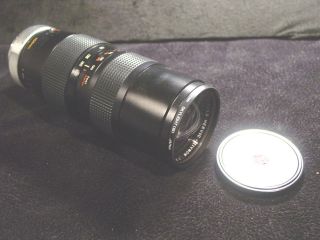 RARE Pentax K - mount Hervic - Zivnon SLR Camera Lenses F3.  5 75 - 205mm Zoom F2.  8 28mm 2