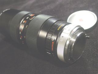 RARE Pentax K - mount Hervic - Zivnon SLR Camera Lenses F3.  5 75 - 205mm Zoom F2.  8 28mm 3