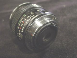 RARE Pentax K - mount Hervic - Zivnon SLR Camera Lenses F3.  5 75 - 205mm Zoom F2.  8 28mm 7