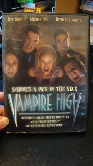 Vampire High (dvd,  2005) Vhtf Rare & Oop Scratch Disc Fast