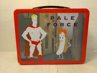 Rare Conan O ' Brien Jim Gaffigan Late Night Pale Force Metal Lunch Box t3474 5