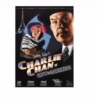 Charlie Chan In City In Darkness Dvd - Rare - Sidney Toler - 20th Century Fox