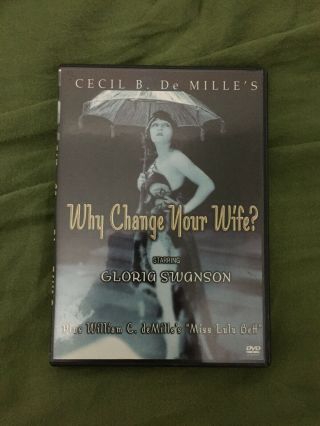 Why Change Your Wife? Miss Lulu Bett 1920 Image Dvd Silent Gloria Swanson Rare