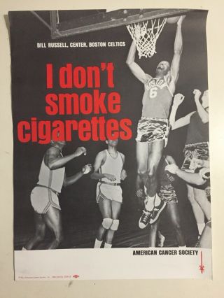 Rare 1965 Boston Celtics Bill Russell I Don 