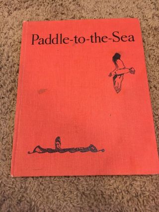 Vintage (1941) " Paddle To The Sea " Holling Clancy Holling Rare Color Illustrated