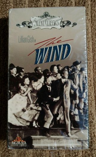 Very Rare THE WIND 1928 MGM Silent Film VHS (Not on DVD) Lillian Gish Carl Davis 3