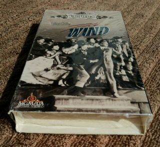 Very Rare THE WIND 1928 MGM Silent Film VHS (Not on DVD) Lillian Gish Carl Davis 5