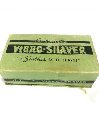 Antique Hand Crank Automatic Vibro - Shaver.  Vintage Razor RARE.  1930s 8