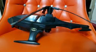 Vintage Rare 1986 Kenner Powers Batman Batcopter Helicopter