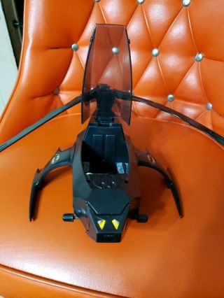 Vintage RARE 1986 Kenner Powers Batman Batcopter Helicopter 5