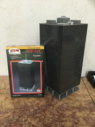 Hard To Find - Rare - Atlas N Scale High Rise Series Square Building Kit 2835 Htf