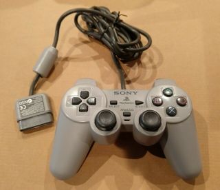 Sony Scph - 1180 Dual Analog Controller For Playstation 1/ps1 - Official Oem Rare
