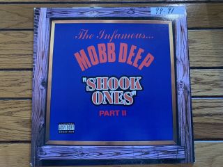 Mobb Deep - Shook Ones Part Ii Vinyl 12 " Og Us 1st Press Rare Nas Wu Tang Oop