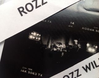 ROZZ WILLIAMS Owned - Christian Death P.  E - EXTREMELY RARE CONTACT SHEET 8X10 3