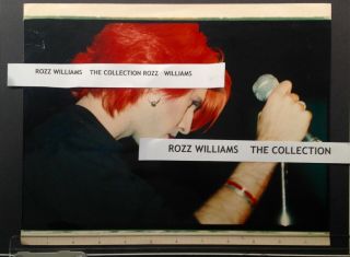 Rozz Williams Owned - Christian Death P.  E - Rare - Large Performance Print