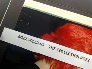 ROZZ WILLIAMS Owned - Christian Death P.  E - RARE - LARGE PERFORMANCE PRINT 3